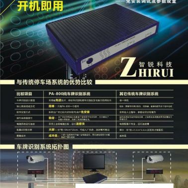 供應深圳智銳PA-800車牌自動識別系統