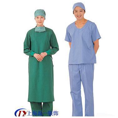 低價定做夏季短袖醫生護士服滌棉白大褂醫院手術服定制訂做