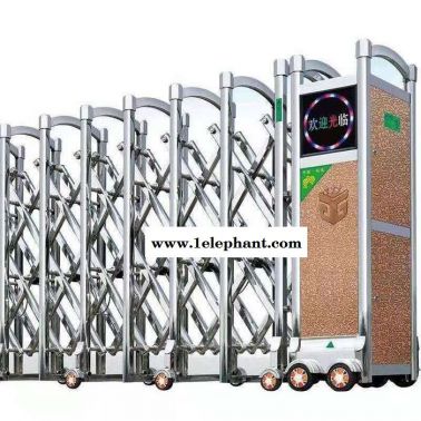 【金巧匠】佛山電動伸縮門 藍牙車牌識別系統電動門配件別墅庭院門學校大門