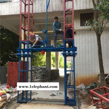 龍門架施工升降機(jī) 建筑施工電梯 門架式升降機(jī) 邦耀建筑施工用物料提升機(jī)