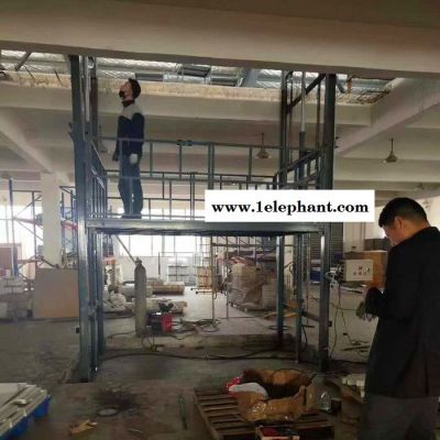 工廠供應 導軌式升降機 供應鏈條式液壓貨物舉升機 導軌鏈條式升降平臺市場價格