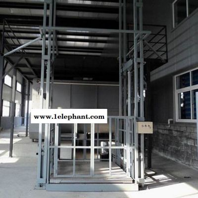 富力標準型升降梯 河北導軌式液壓升降機 卸貨升降平臺**