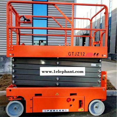 超岳GTJZD-6 電動液壓車 液壓升降平臺 行走式升降機 小型電動升降機廠家定制