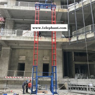 2021供應龍門架升降機 建筑物料貨梯提升機 龍門吊升降機 工地蓋房專用升降機廠家