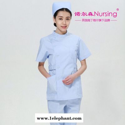 南丁格爾旗下，諾爾森護士服NS-06DA短袖醫(yī)生服白大褂工作服醫(yī)護服