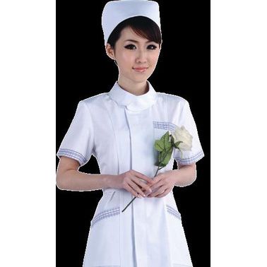 供應祥龍緣XYA-22雙領小偏巾護士服