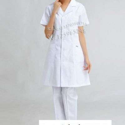供應(yīng)立恩之諾FDS-20女醫(yī)生護士工作服白大褂夏裝短袖
