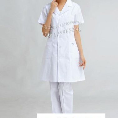 供應(yīng)立恩之諾FDS-20女醫(yī)生護士工作服白大褂夏裝短袖