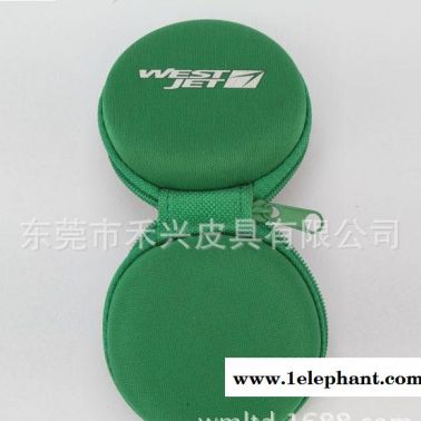直銷 時尚靚麗 EVA面條耳機包，數據線收納包 圓形耳塞包包