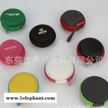 EVA冷熱壓成型電子產品包 數碼收納包 藍牙耳機包 圓形耳塞