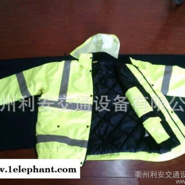 戶外成人安全反光雨衣 雨天反光棉衣夾克