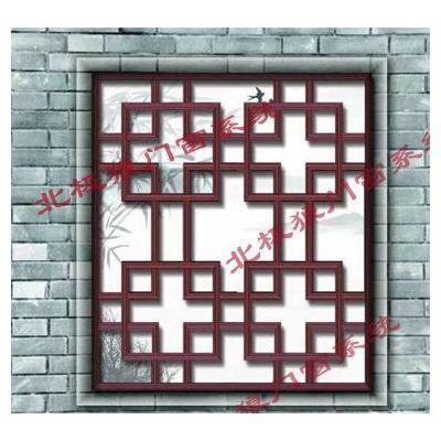 2015年新品鋁合金復古防盜型防盜窗北極狼門窗推薦款