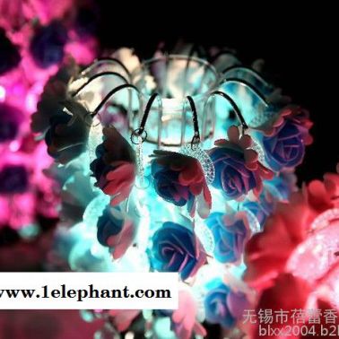 S25玫瑰小甜瓜香熏燈創意臺燈婚慶護眼香薰燈精油SPA家居燈