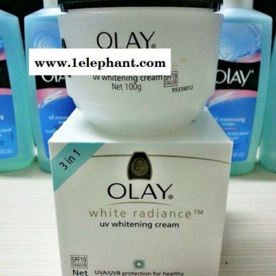 香港代購專柜Olay/玉蘭油凈白防曬霜3合1美白防曬 SPF19 100g