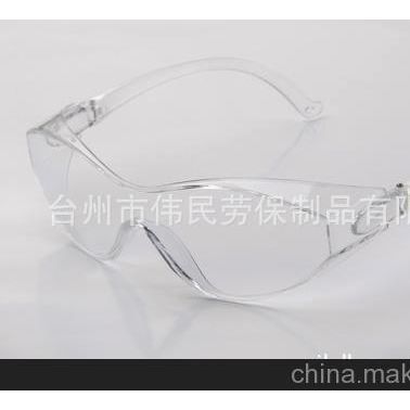 勞保用品批發供應工業、石化、實驗室用防沖擊眼鏡0308A