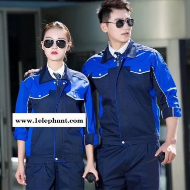 鐵嶺便宜工作服 食品服防護服不起球耐磨 工作服批發定做 勞保車間工人工作服  可繡字印字