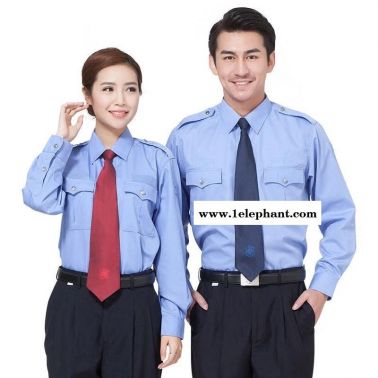 工作服定做 廠家供應保安制服工作服套裝男春秋冬長袖特訓安保物業服黑色夏季短袖