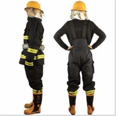 綏化市供應優質安全消防站消防服 02款消防滅火防護服 消防站斗服 五件套消防服裝 防化服 消防腰帶 消防手套