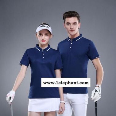 工作服定制短袖翻領polo衫夏季休閑t恤工作服文員服集體服定制印logo