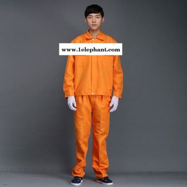防靜電耐酸堿套裝 滌棉斜紋防靜電工作服阻燃防護服凈尚凈美