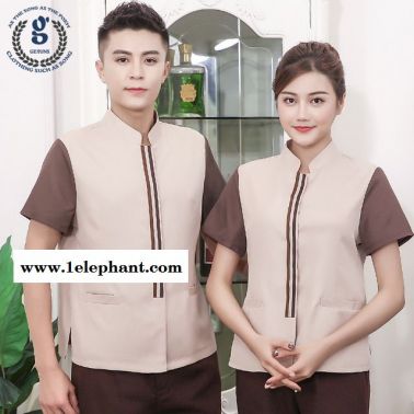 酒店工作服 夏裝保潔服 短袖賓館客房服務員工作服女PA阿姨工裝制服