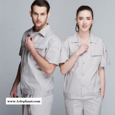 河北工服 工作服定制 訂制工衣 定制工服 全棉工作服現貨供應 7033淺米 職道工裝