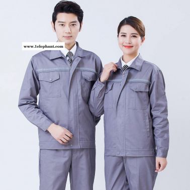 長袖工作服套裝 防靜電男耐磨勞保服 機修工人定制工廠車間上衣 長袖工作服套裝男耐磨春秋冬廠服上衣定制汽修電焊工裝勞動勞保