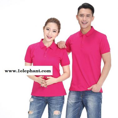班服定制T恤 翻領POLO廣告文化衫 團隊工作服裝訂制 DIY團隊服印繡字