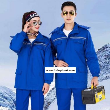 【防靜電棉服套裝】春秋冬厚款全棉工作服套裝長(zhǎng)袖男耐磨灰色勞保服電焊工服廠家定制
