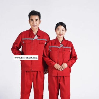 【耐磨耐用工作服】聯(lián)友廠家批發(fā)加厚工作服分體套裝 秋冬純棉勞保服 車(chē)間長(zhǎng)袖汽修棉服