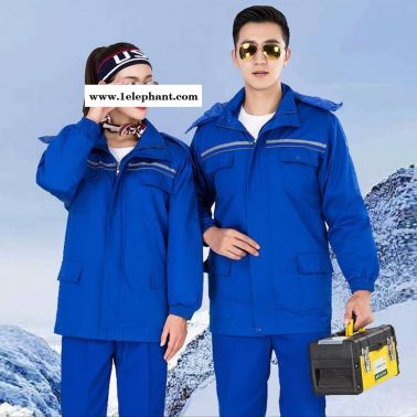 聯友 春秋加厚工作服上衣汽修工程服工廠車間勞保服上衣工裝定制