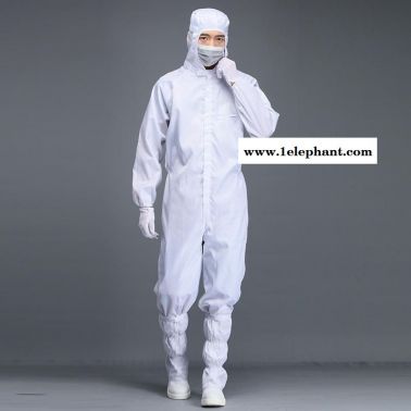 防靜電防護(hù)服連體服 滌棉下跨式  GMP無菌服工作服  生物制藥公司 醫(yī)藥無塵服 潔凈服防塵服 凈尚凈美