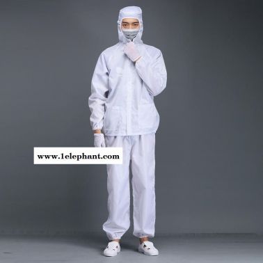 無塵服 條紋滌棉連帽分體防靜電服 電子廠電池廠汽車廠手機(jī)廠制藥廠光伏廠食品廠無塵車間凈尚凈美 防塵服生產(chǎn)廠家 現(xiàn)貨