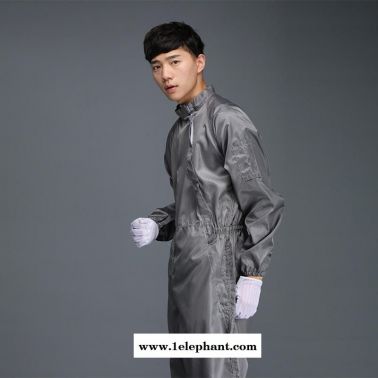 防靜電連體服 連帽無(wú)塵潔凈噴漆服防塵服 食品車間工作服
