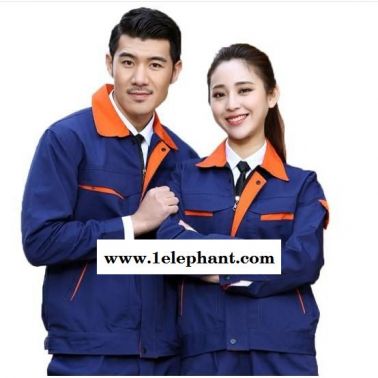 工作服套裝男女春秋長袖勞保服汽修工作服上衣外套工衣工廠服定制