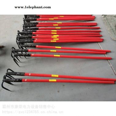 消防三齒耙長(zhǎng)柄消防救援釘耙1.8米三齒拉耙滅火三齒拉鉤救生齒康榮