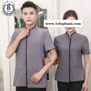 保潔工作服 短袖飯店 阿姨酒店客房保潔服女夏季工作服餐廳家政物業