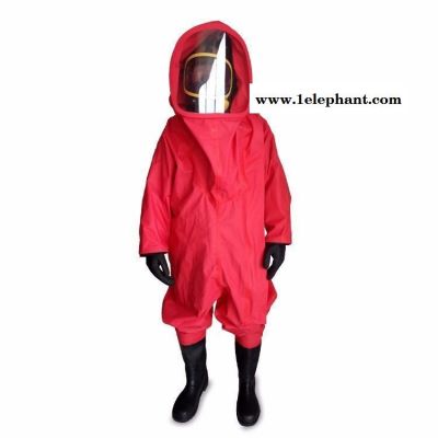 錦程安全耐酸堿防噴濺 化工廠用防化服 化學防毒衣JC-RFH02