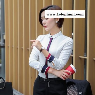 東莞工作服定制 廠服定做 工衣批發(fā) 職業(yè)裝加工 職業(yè)服設(shè)計 職業(yè)裝女裝襯衣長袖秋裝女酒店前臺收銀領(lǐng)班餐廳服務(wù)員工作服襯衫