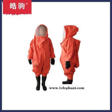 皓駒   HJF0102  GA770-2008化學防護服 丁基膠重型全封閉防護服  重型全封閉防酸堿防化服