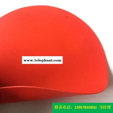 批發型號KQD-A-302PVC防護服面料紅色PVC夾網布消防材料一級防化服海帕龍橡膠夾網布