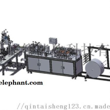 韓國KF94魚型口罩機 一拖一柳葉形口罩機 口罩機