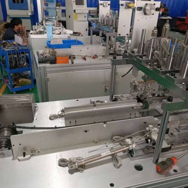 雄獅一拖二平面口罩機超聲波口罩機口罩打片機