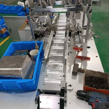 超聲波點焊機內外耳帶一拖二全自動口罩機