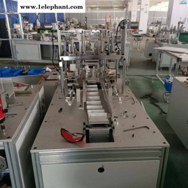 一拖二智能高速熔噴布口罩機高速雙頭自旋轉耳帶機N95口罩機