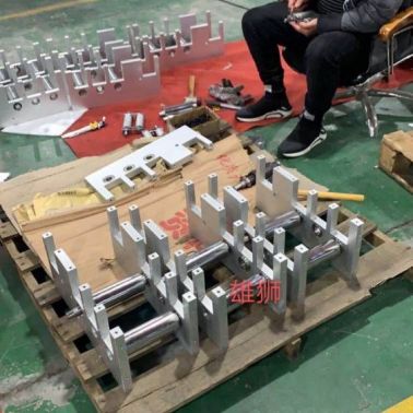 智能一拖二口罩機全自動化變頻無極變速快好省