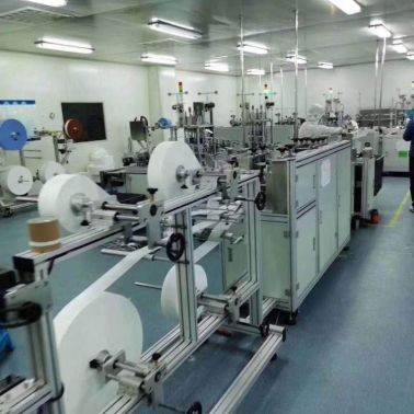 智能一拖二民用醫(yī)用口罩機全自動化變頻無極變速