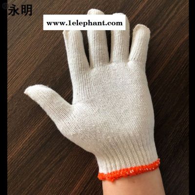 本白 棉手套全棉手套勞保 棉紗手套 工業工作手套 工廠直銷價