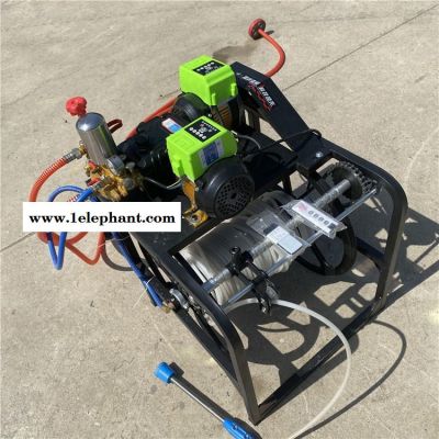 櫻桃園大容量打藥機價格  養殖場消毒滅菌雙電機打藥機  果樹防蟲害手推柴油打藥機