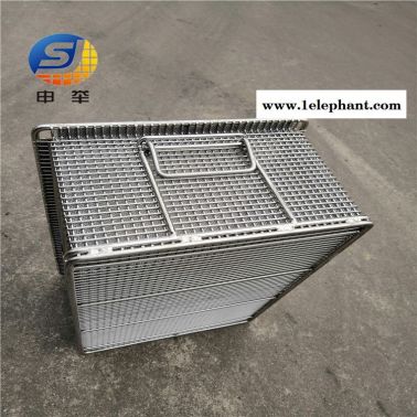 安平申舉廠家定制家用水果蔬菜清洗網筐網籃醫療器具滅菌消毒網筐